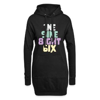 Vintage 1986 - Hoodie-Kleid - Schwarz - Vorne