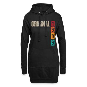Vintage 1999 - Hoodie-Kleid - Schwarz - Vorne