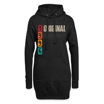 Vintage 1996 - Hoodie-Kleid - Schwarz - Vorne