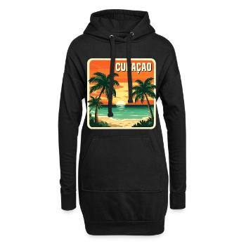 Curacao - Hoodie-Kleid - Schwarz - Vorne