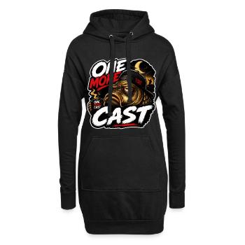 Chemise de pêche à la carpe drôle – Un autre lancer - Sweat-shirt à capuche long Femme - noir - Devant