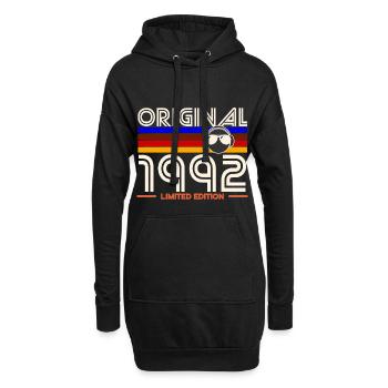 Original 1992 Edition Retro - Sweat-shirt à capuche long Femme - noir - Devant