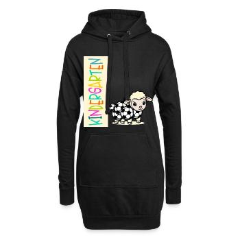 Enfant de maternelle Football Mouton - Sweat-shirt à capuche long Femme - noir - Devant