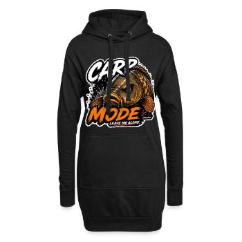 Pêche à la carpe Mode carpe - Sweat-shirt à capuche long Femme - noir - Devant