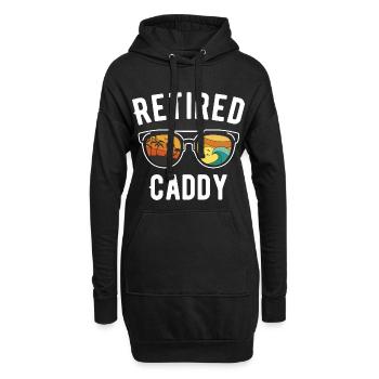 Retirement Beach Caddy Sunglasses Design - Hoodie-Kleid - Schwarz - Vorne