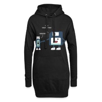 Meilleur T-shirt Papa Daddy Papa Grandpa Fête des Pères - Sweat-shirt à capuche long Femme - noir - Devant