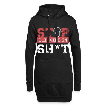 Cybersecurity Hacker Programming Idée cadeau - Sweat-shirt à capuche long Femme - noir - Devant