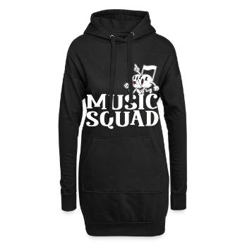 Groupe de musique Professeur de musique Musicien - Sweat-shirt à capuche long Femme - noir - Devant