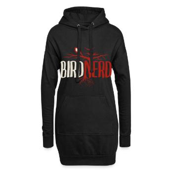 Ornithologie Vogelforschung I'm Not Lost I'm - Hoodie-Kleid - Schwarz - Vorne