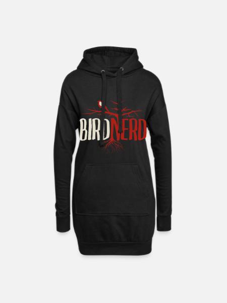 Ornithologie Vogelforschung I'm Not Lost I'm - Hoodie-Kleid - Schwarz