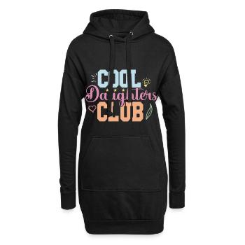 Cool Aunts Club Groovy Retro Tante Muttertag - Hoodie-Kleid - Schwarz - Vorne