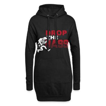 Déclaration de l’amateur de musique basse - Sweat-shirt à capuche long Femme - noir - Devant