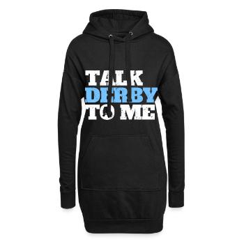 Talk Derby To Me Roller Derby Patins à roulettes - Sweat-shirt à capuche long Femme - noir - Devant