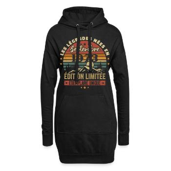 Retro 1973 - Legends born in September 1973 - Hoodie Dress - black - Front