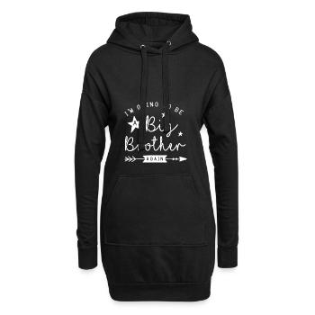 I'm Going To Be A Big Brother Again - Hoodie-Kleid - Schwarz - Vorne
