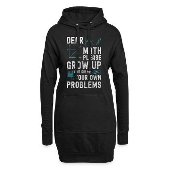 Instructeur d’apprentissage des étudiants - Sweat-shirt à capuche long Femme - noir - Devant