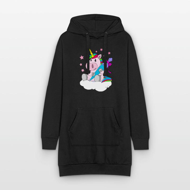 First class - unicorn with sugar bag Hoodie Dress