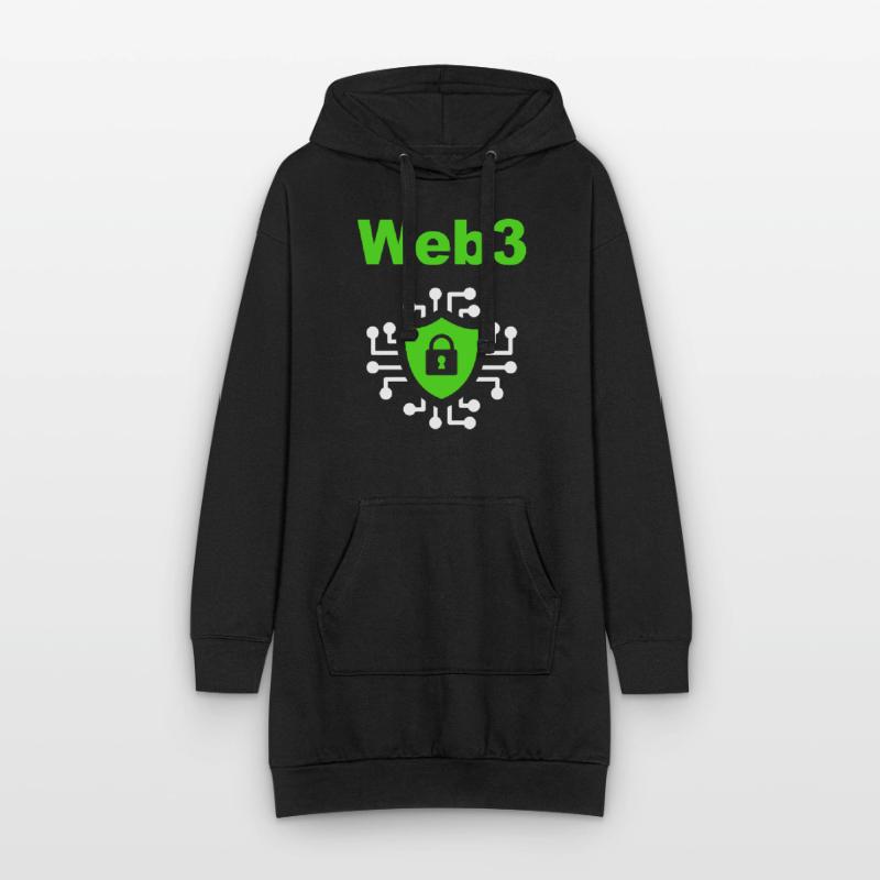 Web3 Cryptocurrency Blockchain Software Developer Hoodie-Kleid