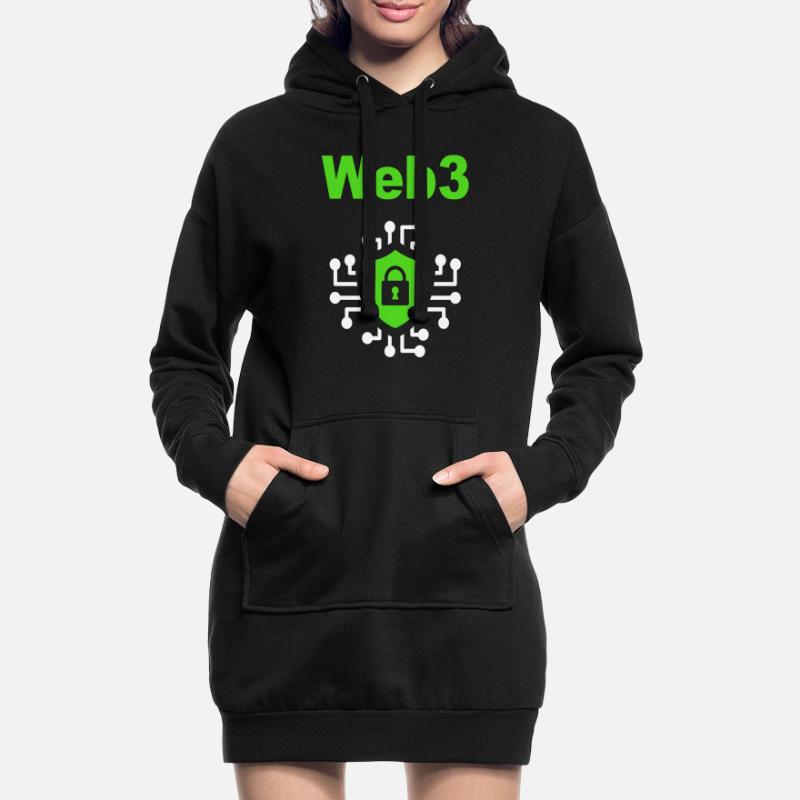 Web3 Cryptocurrency Blockchain Software Developer Hoodie-Kleid