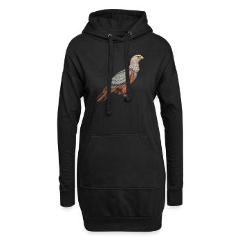Eagle, Bird, Bird of Prey, Feather, Animal, Wildlife, Feather - Hoodie Dress - black - Front