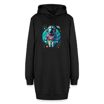 ASTRONAUT - Hoodie-Kleid - Schwarz - Vorne