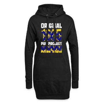 60. Jahrestag - Original - 1965 - Ardèche - Hoodie-Kleid - Schwarz - Vorne