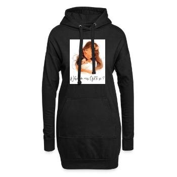 Allez-vous être parrain ? – Cadeau pour marraine - Sweat-shirt à capuche long Femme - noir - Devant