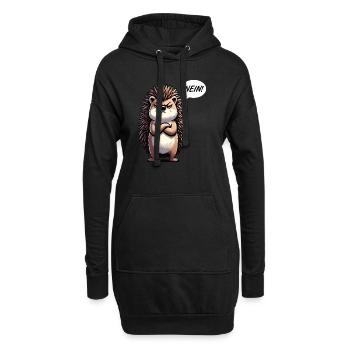 Nein Igel Igelliebhaber Igelbesitzer Igelhalter - Hoodie-Kleid - Schwarz - Vorne