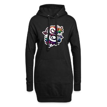 Zodiaque : Sagittaire - Sweat-shirt à capuche long Femme - noir - Devant