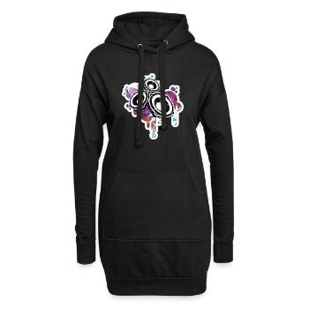 Summer Party and music best speakers gift - Sweat-shirt à capuche long Femme - noir - Devant