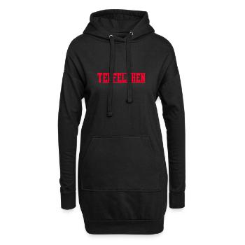 Little Devil - Hoodie Dress - black - Front