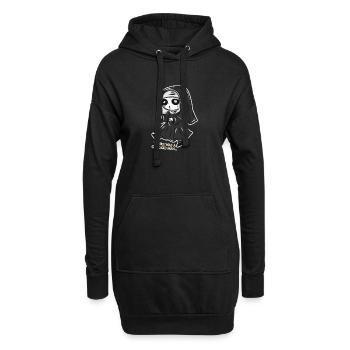Valac Nonne Halloween Geschenk - Hoodie-Kleid - Schwarz - Vorne