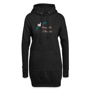 Brautjungfer - Bukolische Sammlung - Hoodie-Kleid - Schwarz - Vorne