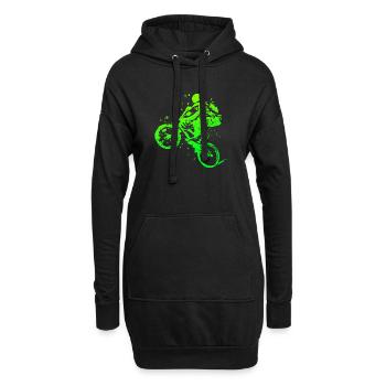 Vélo BMX - Cadeau de Noël BMX - Sweat-shirt à capuche long Femme - noir - Devant