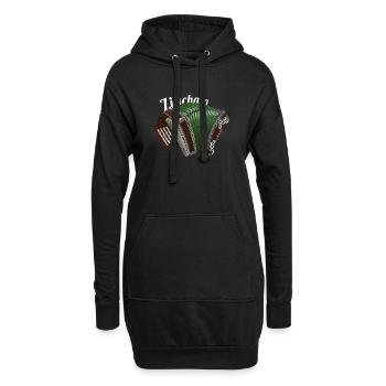 Ziachara // lumière | ZiachON ! - Sweat-shirt à capuche long Femme - noir - Devant