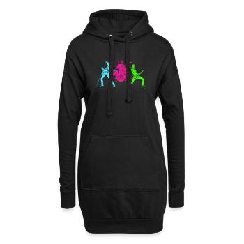 Mobile Devz Band - bande de développeurs - Sweat-shirt à capuche long Femme - noir - Devant