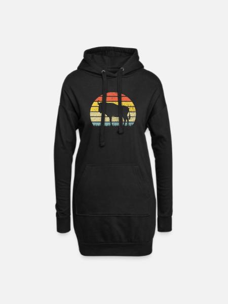 Gnu - Hoodie-Kleid - Schwarz