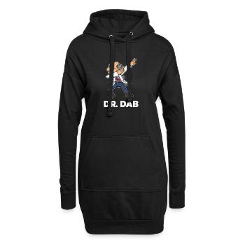 Dab Dabbing Doktor Arzt Hausarzt Facharzt Notarzt - Hoodie-Kleid - Schwarz - Vorne