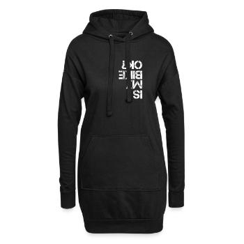 VTT: mon vélo est-il OK - Sweat-shirt à capuche long Femme - noir - Devant