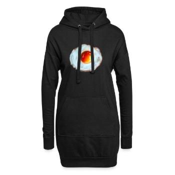 Sonnen-Ei Aquarell - Hoodie-Kleid - Schwarz - Vorne