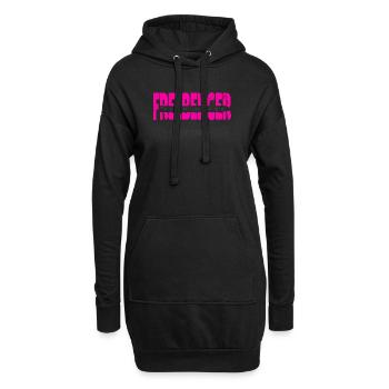 Freiberger Pferde Design - Hoodie-Kleid - Schwarz - Vorne
