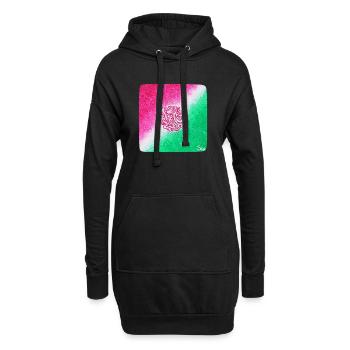 Herz-Chakra-Heilung - Sonja Ariel von Staden - Hoodie-Kleid - Schwarz - Vorne