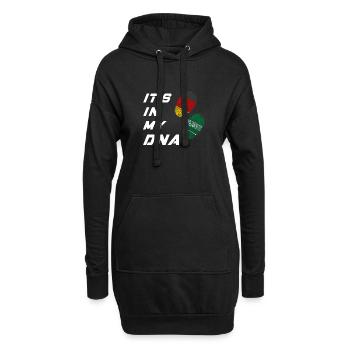 In meiner DNA Deutschland und Saudi Arabien - Hoodie-Kleid - Schwarz - Vorne