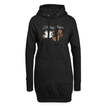 Healing Potion Coffee Brew - Hoodie Dress - black - Front