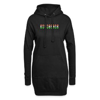 Steinbock Horoskop Galaxie Astronomie Aberglaube - Hoodie-Kleid - Schwarz - Vorne