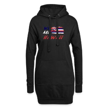 Wir sind Hawaii - Hoodie-Kleid - Schwarz - Vorne