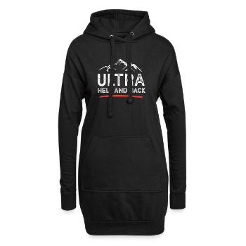 Ultra – Hölle und zurück - Hoodie-Kleid - Schwarz - Vorne