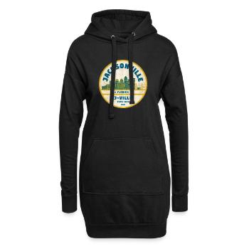 Jacksonville J-Ville Skyline Patch - Hoodie-Kleid - Schwarz - Vorne