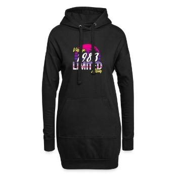 Millésime 1983 Edition Limitée - Sweat-shirt à capuche long Femme - noir - Devant