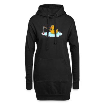 Pêche à la canne pêcheuse pour les pêcheurs canards - Sweat-shirt à capuche long Femme - noir - Devant